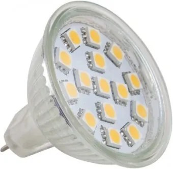 Bec led 2W SMD alb cald 35mm 12V AC/DC GU4 LUMEN