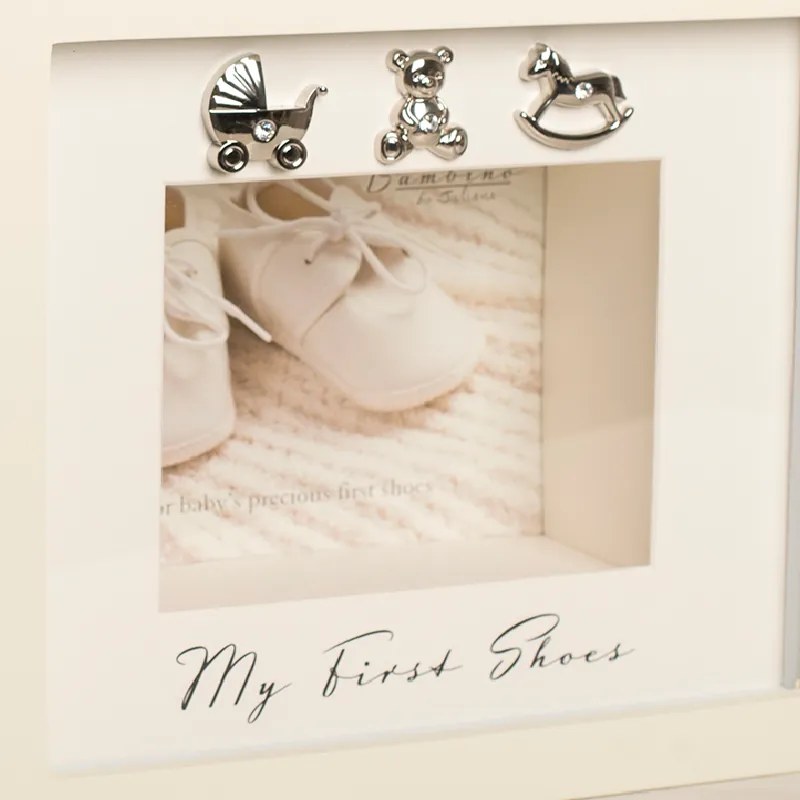 Rama Foto Bebelusi Lemn My first shoes CG383