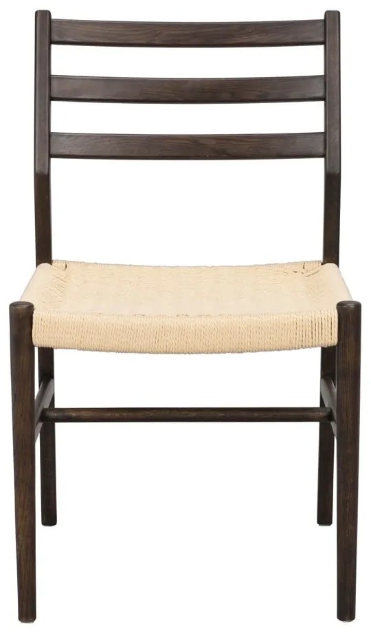 Scaune de dining natural /maro închis 2 buc. Harlan – Rowico