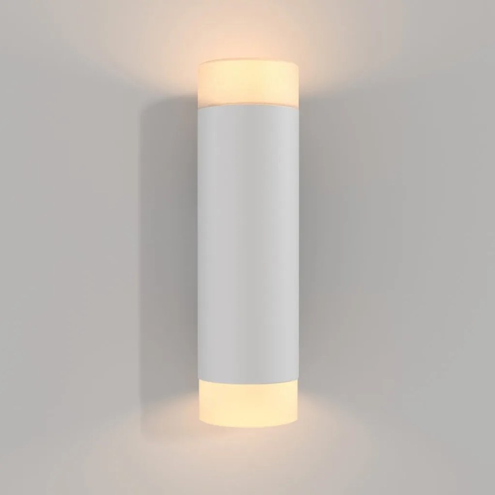 Aplica LED de perete design tehnic Kilt alb