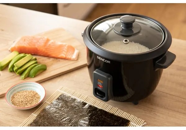 Aparat de gătit orez 300W/230V 0,6l negru Sencor