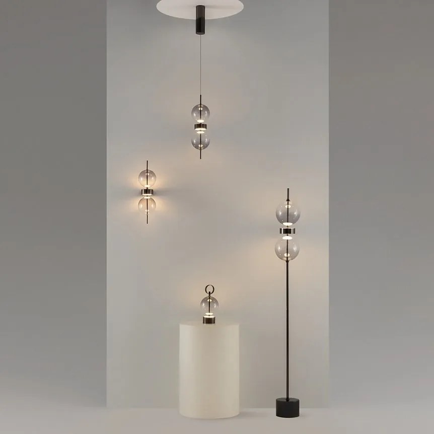 Lustra suspendata LED Double Moon