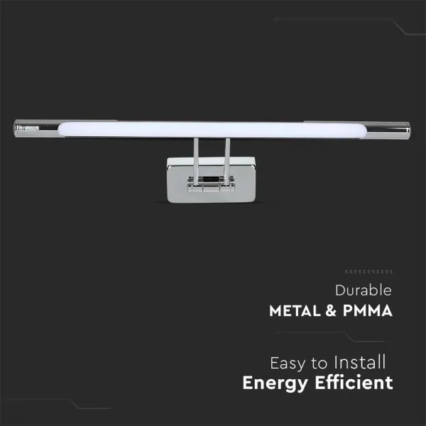 Aplică LED pentru oglindă LED/13W/230V 3000K 64cm crom