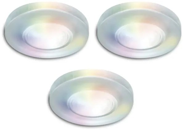SET 3x corp de iluminat LED RGB încastrat pentru baie ARGON LED/7,3W/230V IP44 + telecomandă