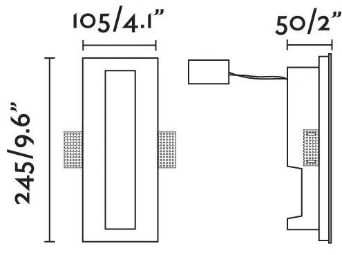 Spot LED incastrabil iluminat ambiental PLAS RCT 3000K