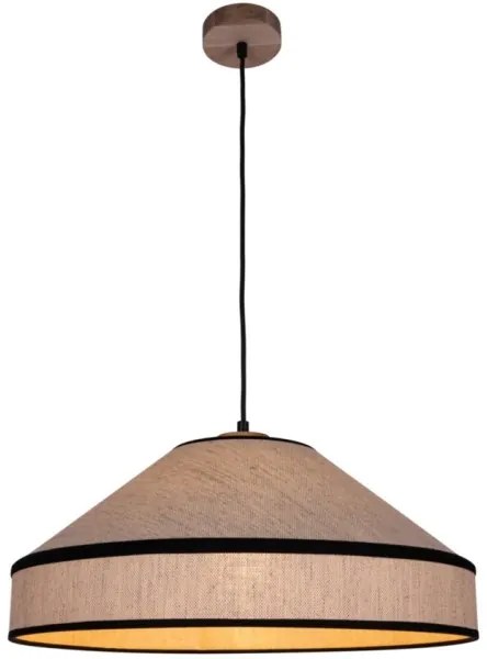 Spot-Light 16992174 - Lustră AMIGO suspendată pe cablu, 1xE27/60W/230V, finisaj stejar