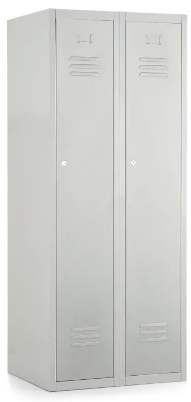 Dulap metalic, 60 x 50 x 150 cm, inchidere cilindrica, gri deschis - ral 7035