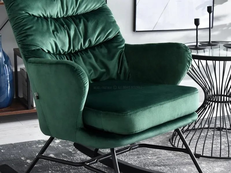 Fotoliu Lusil (verde + negru). 1110285