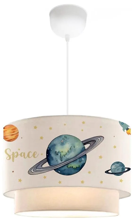 Lustră pentru copii CANDY 1xE27/40W/230V alb/multicolor