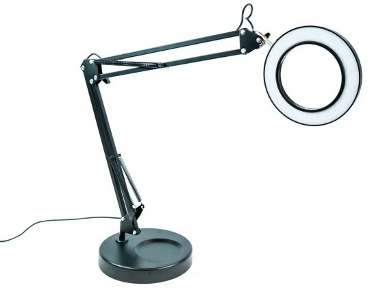 Lampă LED dimabilă de masă cu lupă Brilagi LED/12W/5V 3000/4200/6000K negru