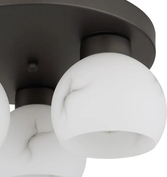 Globo 15999M-3D - Plafonieră RAGUSA 3xE27/60W/230V Ø 31,5 cm