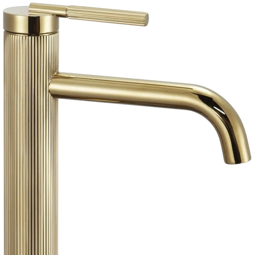 Baterie Argon auriu inalta H29,5 cm