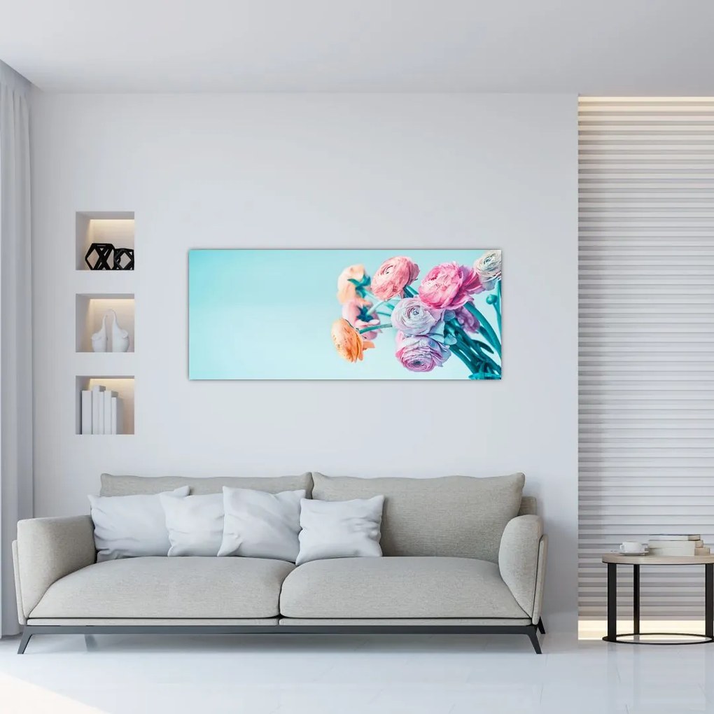 Tablou - Flori în vază (120x50 cm)
