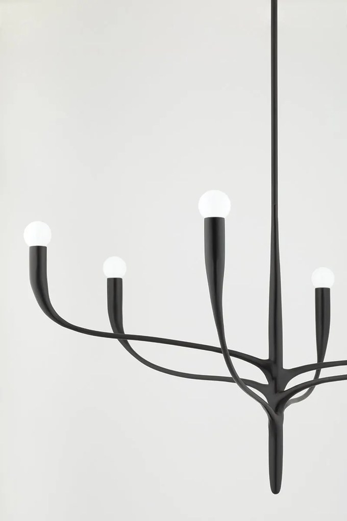Candelabru LUX design elegant LABRA cu 6 surse de lumina 9606-AI-CE HVL