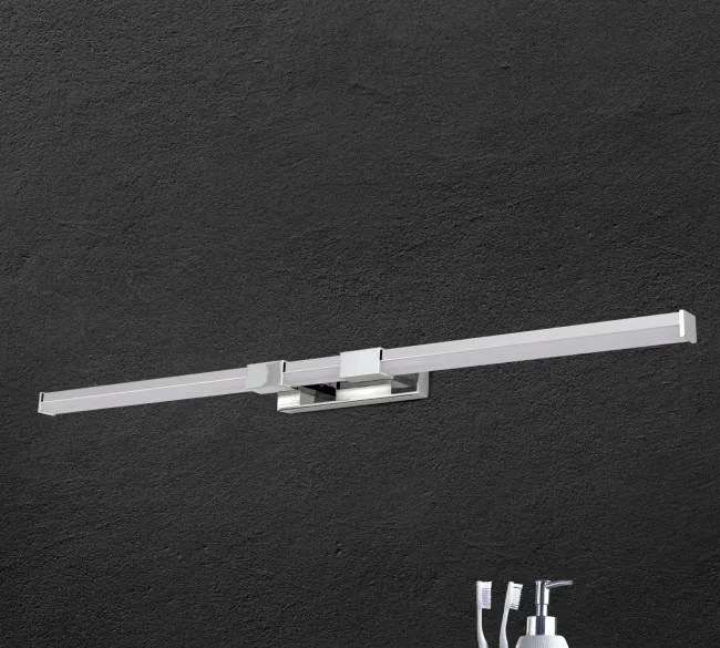 Aplica de perete LED pentru oglinda baie, IP44 Argo 75cm Soff 3-479 chrom OR