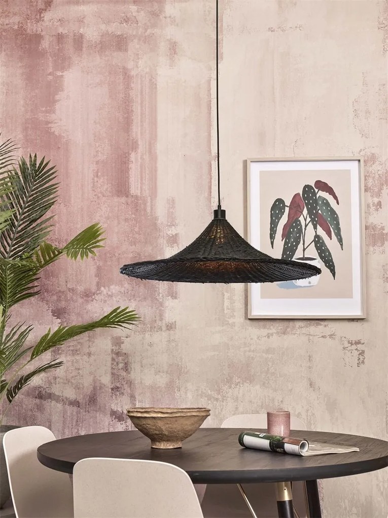 Lustra/ Pendul eco din ratan Borabora 70cm S, bl