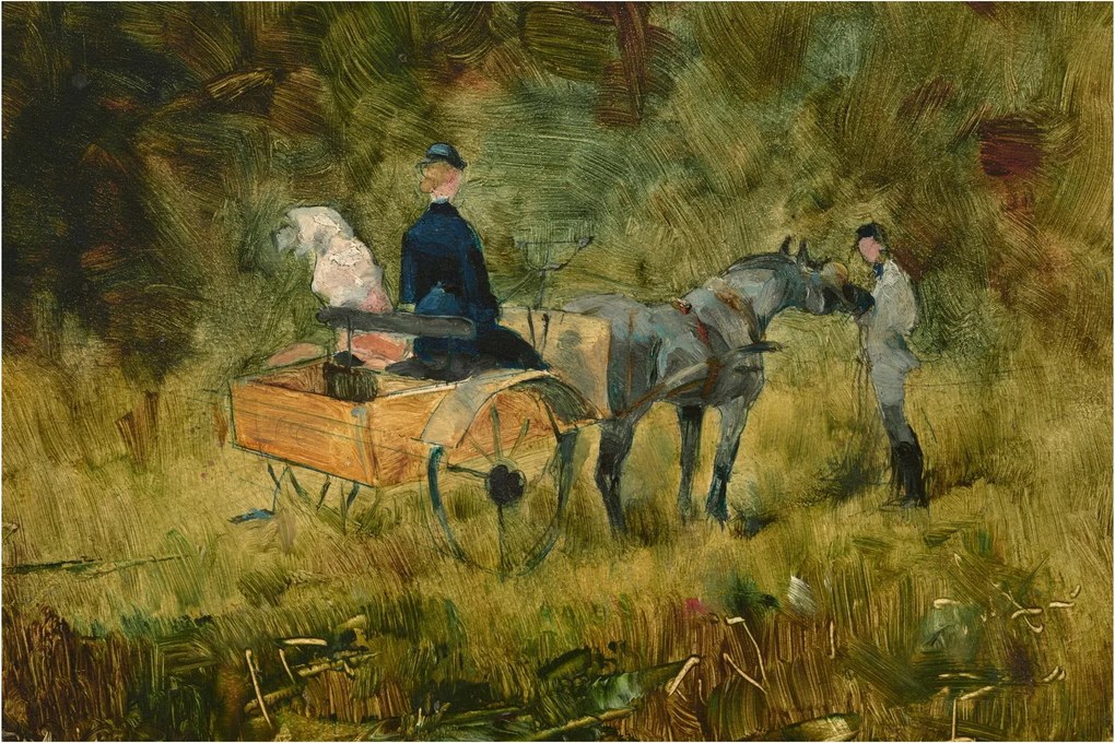 Tablou - Henri de Toulouse-Lautrec, The Trap, reproducere (90x60 cm)