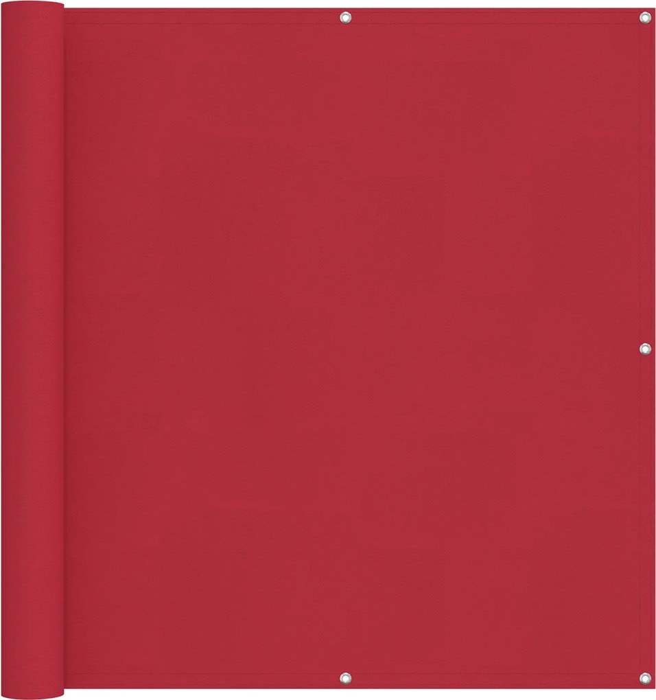 vidaXL Ecran de balcon Roșu 110 x 200 cm Material Oxford