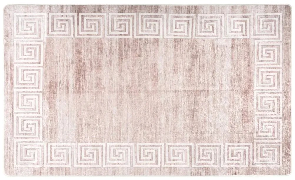 vidaXL Covor lavabil, bej, 120x180 cm, antiderapant
