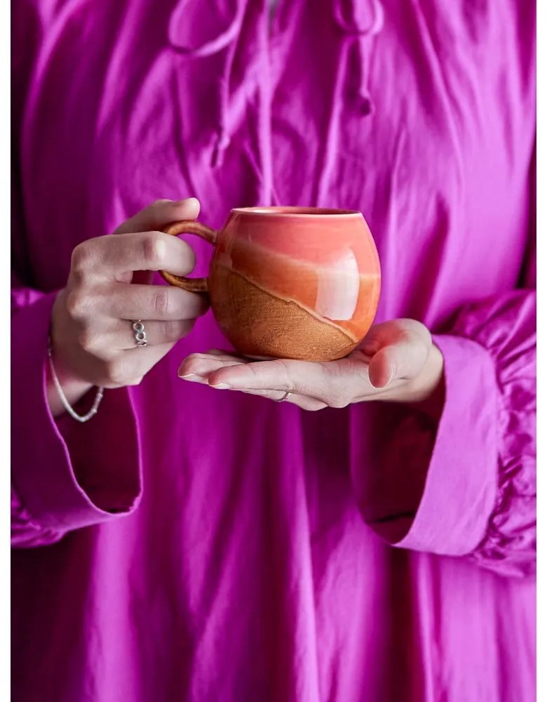 Cană portocalie din ceramică 280 ml Paula – Bloomingville