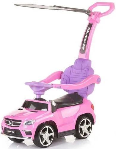 Masinuta de impins cu Copertina Mercedes Benz - Pink