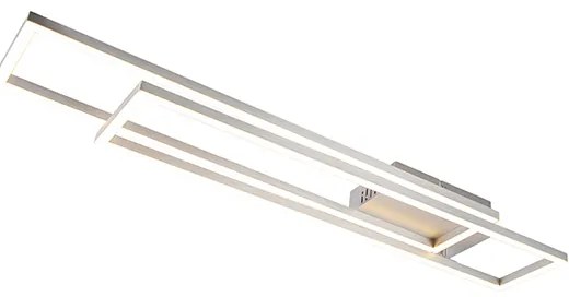Plafoniera dreptunghiulară din oțel cu dimmer în 3 trepte - Plazas Novo