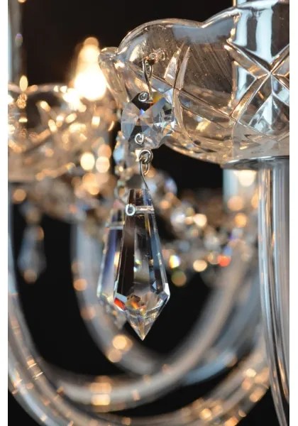 Wranovsky JWZ117122101 - Lustră de cristal pe lanț BONTON 12xE14/40W/230V