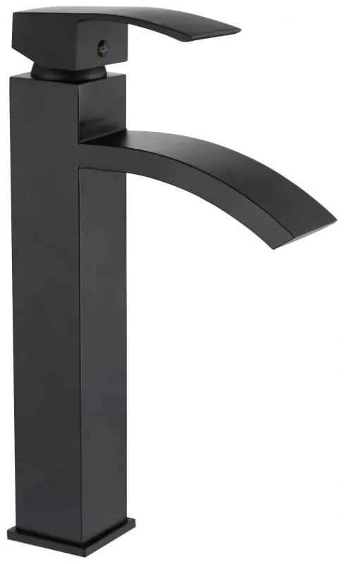 Mexen Libra baterie înaltă de chiuvetă, Neagră - 745110-70