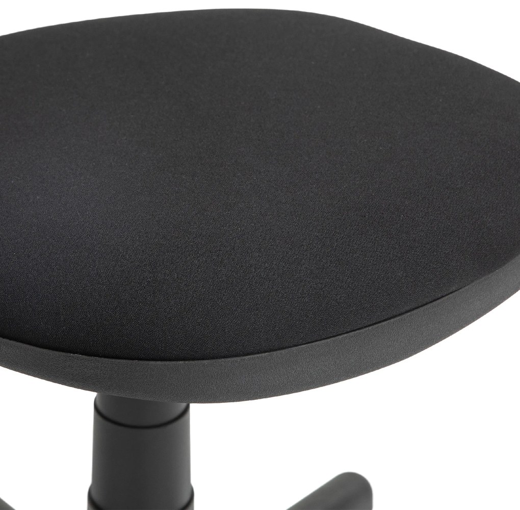HOMCOM Scaun de Birou Rotativ cu Înălțime Reglabilă din Material Elastic, Negru | Aosom Romania