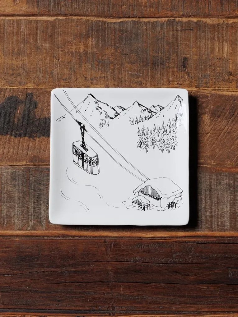 Set 3 farfurii din ceramica, Trip