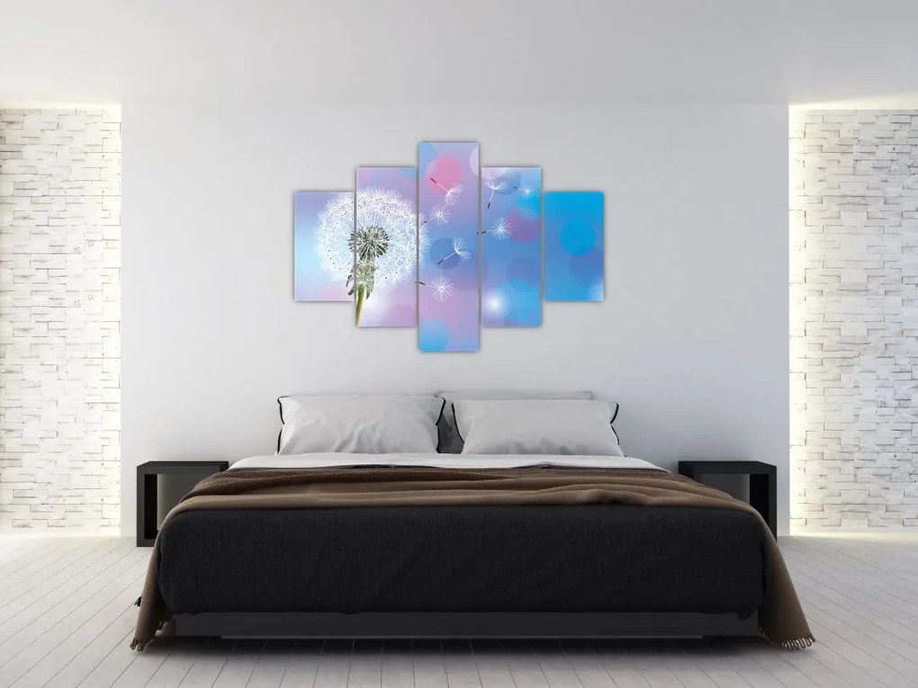 Tablou - Păpădie în vânt (150x105 cm)