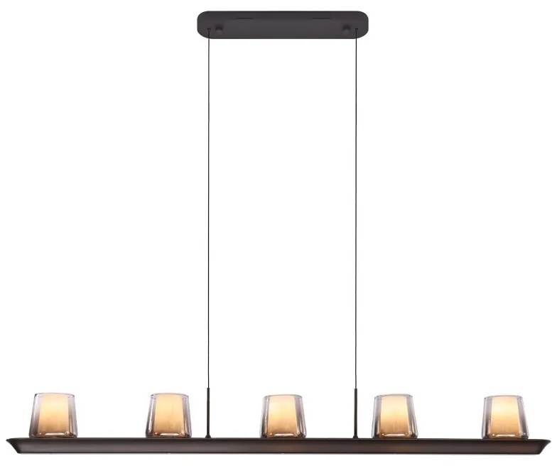 Lustra LED suspendata design modern ALABASTRO 5L