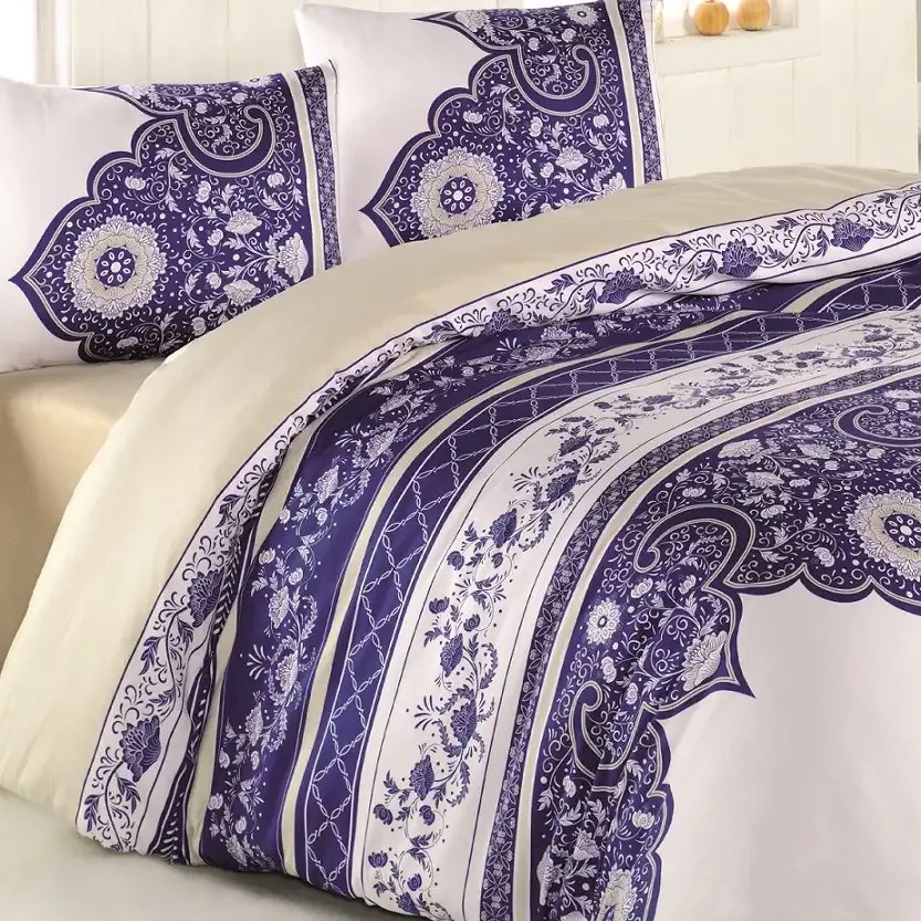 Lenjerie de pat bumbac satinat 2 persoane,homs,serie H280,00068