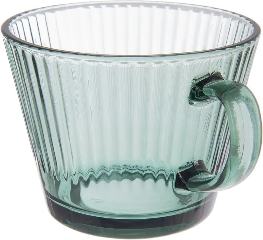 Cană verde din sticlă 430 ml Verde – Orion