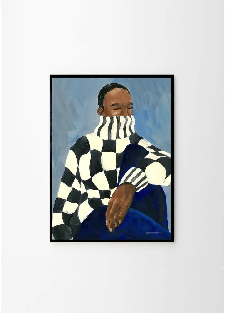 Poster 50x70 cm Check – Hanna Peterson – The Poster Club