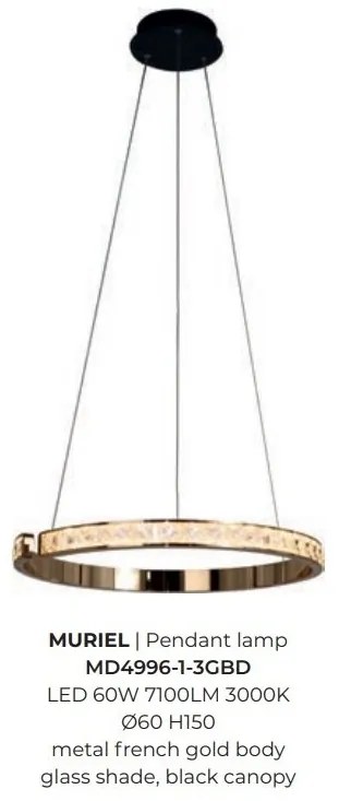 Lustra LED suspendata design deosebit MURIEL