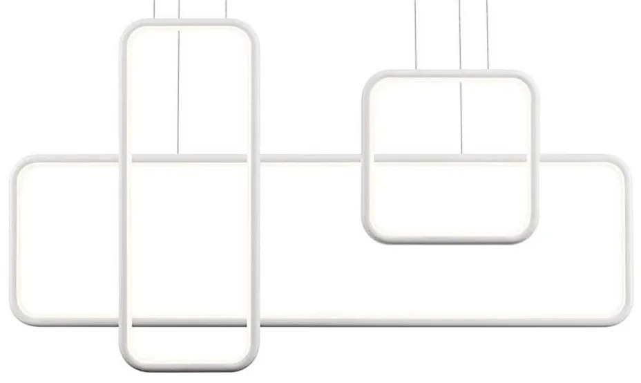 Redo 01-2099 - Lustră LED dimerizabilă suspendată pe cablu THAI, 86W/230V, alb