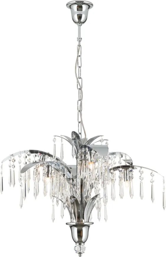 Lustra cristal eleganta stil modern Palme 6L chrome plated