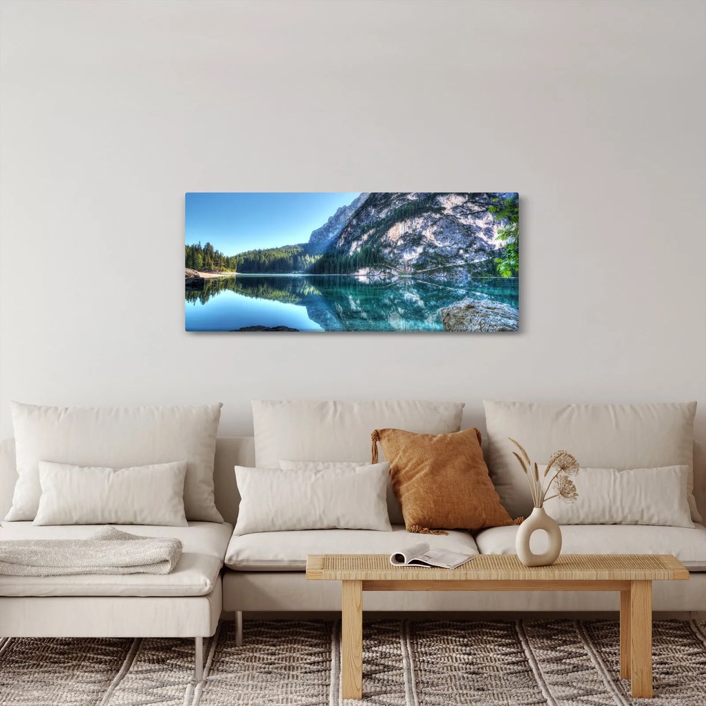 Tablou - Lac montan (120x50 cm)