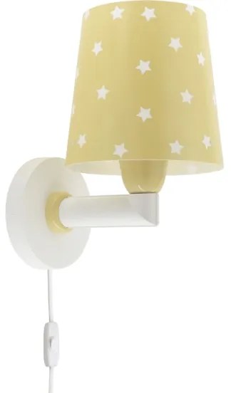 Aplică pentru copii STAR LIGHT 1xE27/60W/230V galbenă Dalber 82219A