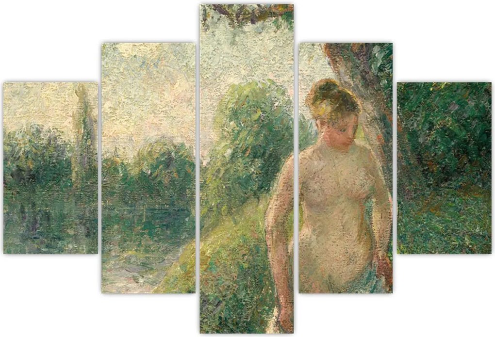 Tablou - Camille Pissarro, The Bather, reproducere (150x105 cm)