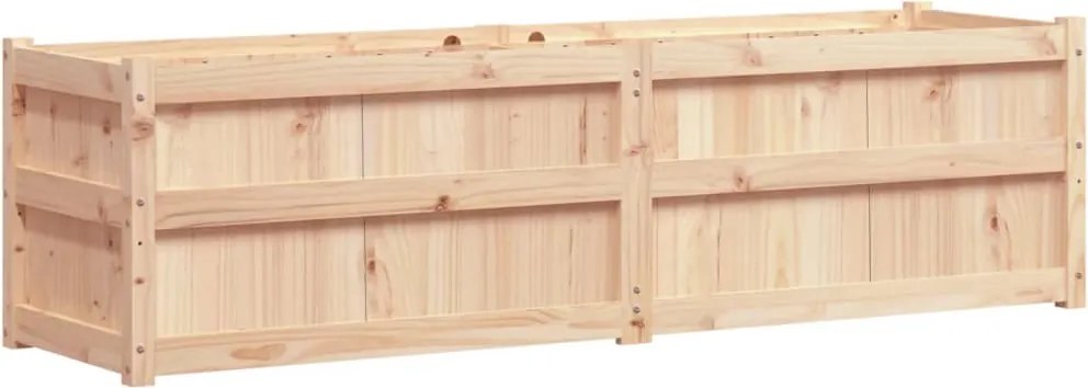 vidaXL Jardinieră de grădină, 180x50x50 cm, lemn masiv de pin
