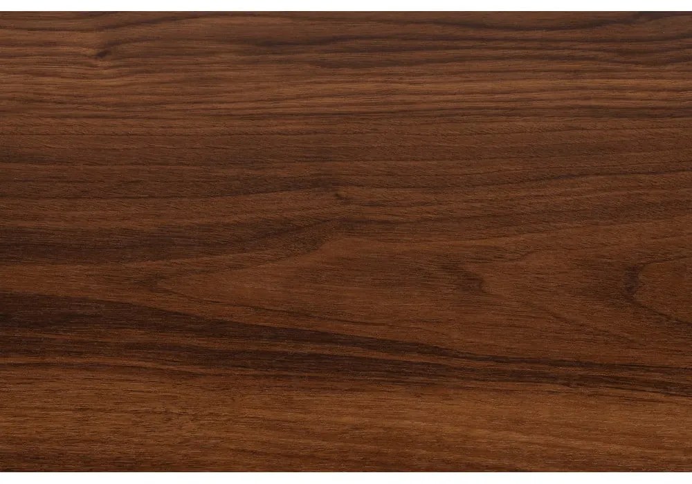 Comodă TV maro cu aspect de lemn de nuc 120x50x40 cm Stripes – White Label