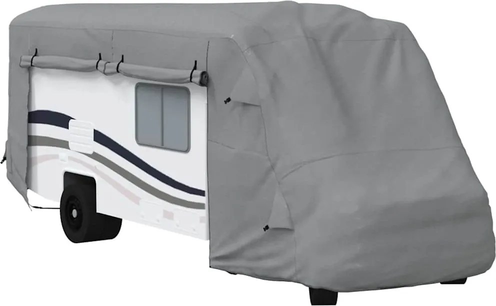 vidaXL Husa de rulota gri 730x235x275 cm Tesatura netesuta