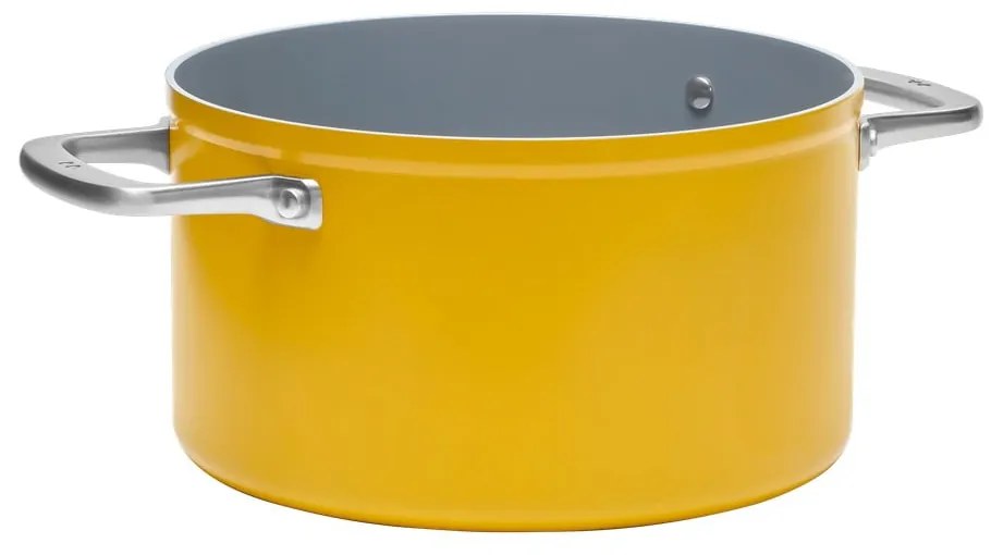 Oală cu capac/cu suprafață ceramică 5,5 l adecvată pentru plita cu inducție Meda 3.0 – FABINI