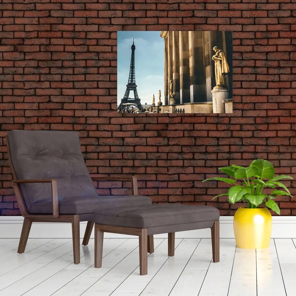 Tabou din piața Trocader, Paris (70x50 cm)