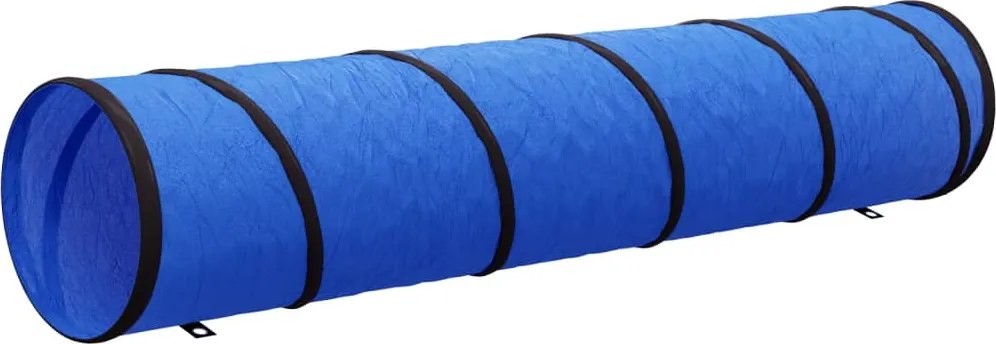 vidaXL Tunel pentru câini, albastru, Ø 40x200 cm, poliester