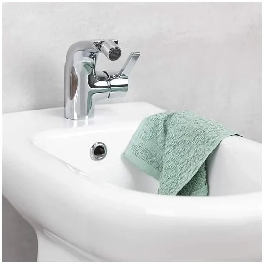 Baterie bideu cu ventil inclus Cersanit Luvio, crom lucios