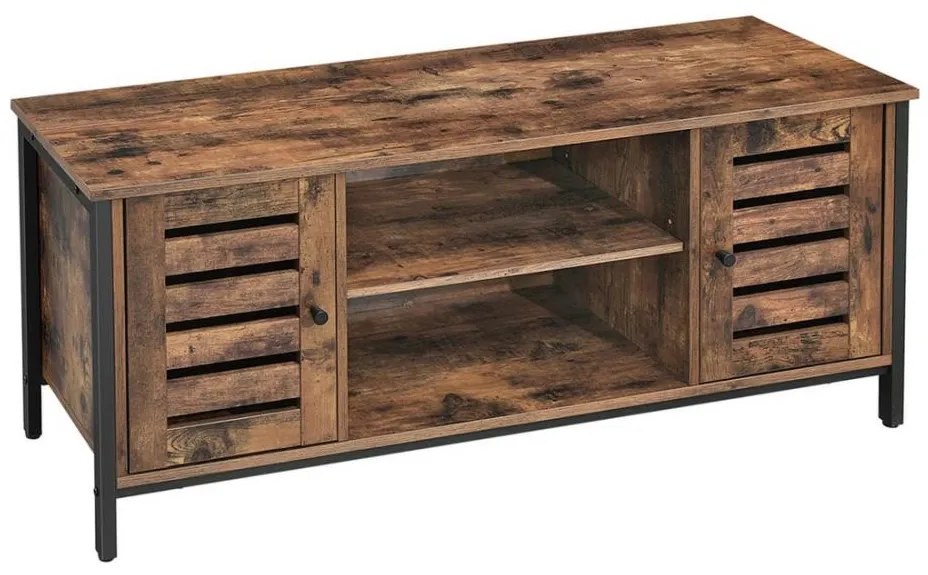 Comodă TV VOLTAR maro/negru