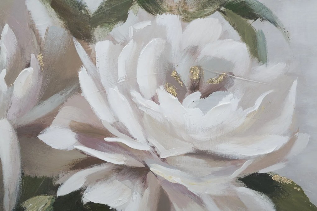 Mauro Ferretti Pictura Pe Pânză Flori&amp;Frunză cm 100X3,7X80 | Aosom Romania